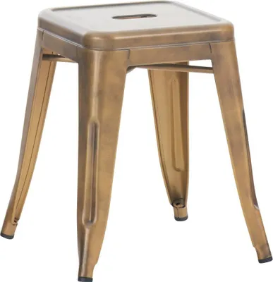 Obrázek produktu pro Moderní stohovatelná stolička - barová stolička - prostorově úsporný design | barva: zlatá