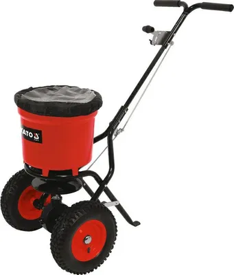 Zdjęcie produktu dla Yato Siewnik Rozrzutnik Ogrodowy Rotacyjny 25Kg Rozsiewacz Do Traw Nawozów Piasku Nasion Soli