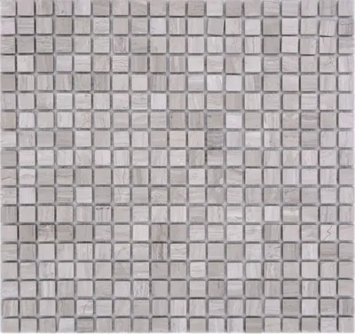 Produktbild von Natursteinmosaik Marmor grau matt Wand Boden Küche Bad Dusche MOS38-15-2012_f