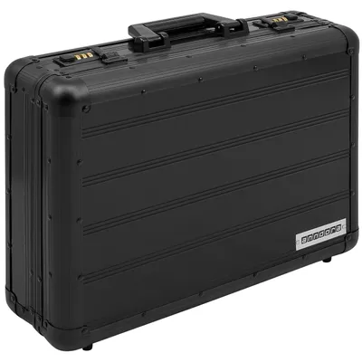 Produktbild von Aktenkoffer Aluminium Attache Koffer Schwarz Zahlenschloss abschließbar - Schwarz