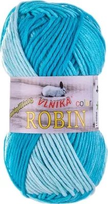 Produktbild von 100g Farbverlaufsgarn Robin Color Antipilling Strickgarn Winterwolle Häkelgarn