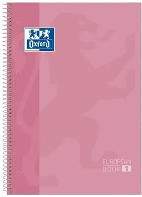 Produktbild von Oxford - Notizbuch Classic Peabook A4+ 4-Loch-Linie 80 Blatt rosa