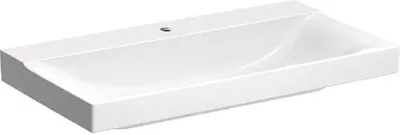 Produktbild von Geberit Waschtisch XENO² 900 x 480 mm, mit Hahnloch, ohne Überlauf weiß