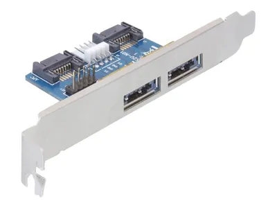 Produktbild von DeLOCK Slot bracket 2x eSATAp 5V/12V