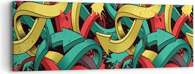 Produktbild von Bild auf Leinwand - Leinwandbild - Abstraktion modern - 90x30cm - Wand Bild - Wanddeko - Wandbilder - Leinwanddruck - Bilder - Kunstdruck - Wanddekoration - Leinwand bilder - Wandkunst - AB90x30-3505