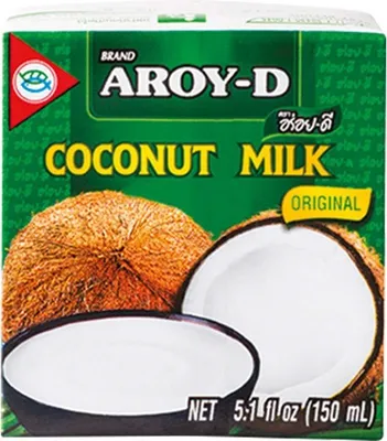 A box of Aroy-D Coconut Milk.