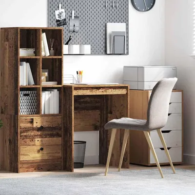 Image de Bureau minimaliste en bois pour le travail à domicile