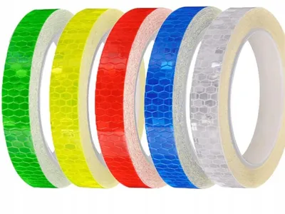 Produktbild von Rot Reflektorfolie Reflexband Reflektorfolie Selbstklebend Reflektierend Klebeband