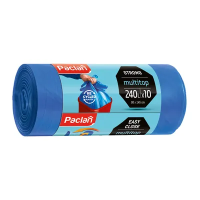 Immagine prodotto di PACLAN MULTITOP sacchi per rifiuti / sacchi per rifiuti / sacchi per rifiuti 240 l, 10 pezzi
