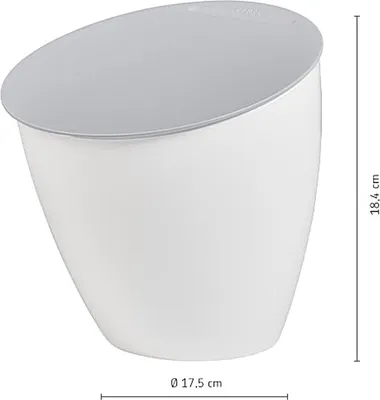 Produktbild von Mepal - Küchenabfalleimer Calypso - Kleiner Mülleimer mit Deckel - Komposteimer Küche - Ideal für die Küchenorganisation - Küchenhelfer und Spülmaschinenfest - 2200 ml - Nordic Blue