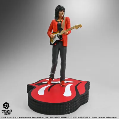 Obrázok produktu pre The Rolling Stones Rock Iconz Socha Ronnie Wood (Tattoo You Tour 1981) 22 cm