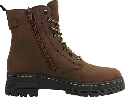 Imagen del producto de Zapatos de cordones marrones para mujer de la marca Rieker, ideales para uso diario