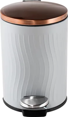 Produktbild von Treteimer 3 Liter Grau Kupfer