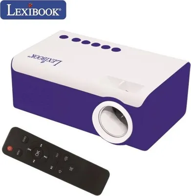 Obrázek produktu pro LEXIBOOK Mini Beamer 1W 2''LCD USB HDMI MicroSD-Sl. AV FB or/ws PRJ150