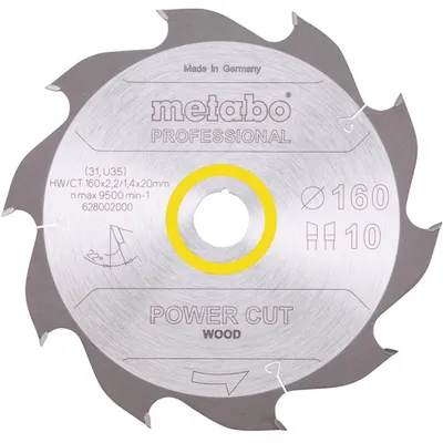 Image de Metabo lame de scie circulaire HW/CT 160x20, 10 dents 22