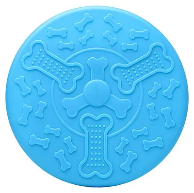 Produktbild von 1 Stück Hund Frisbees,Hundefrisbee aus Natürlichem Kautschuk,Haustier fliegenden Untertasse,Hund Scheibe,hundefrisbee bissfest, Haustier fliegenden Untertasse,Hundespielzeug Frisbee