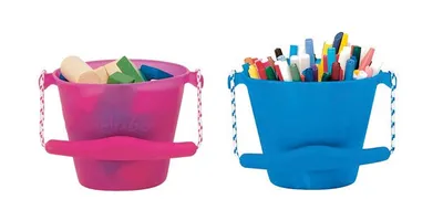 Produktbild von EDUPLAY 160152 Eimer unkapputbar, Silikon (Farbe zufällig, 1 Stück)