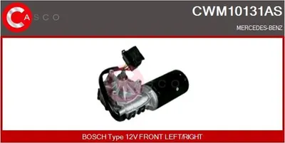 Produktbild von CASCO Scheibenwischermotor CWM10131AS vorne