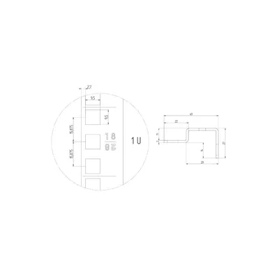 Obrázok produktu pre Rack rail DELTA/S 42U