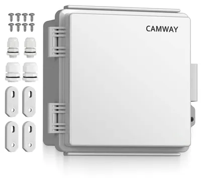 Imagen del producto de Caja de conexiones estanca, grado de protección IP67, fabricada en plástico ABS, apta para uso en interiores y exteriores, fácil instalación