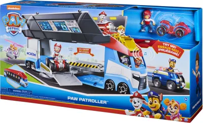 Produktbild von PAW Patrol Teamfahrzeug Paw Patroller im aktualisierten Design, inkl. Ryder Figur und 1 Basis Fahrzeug