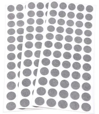 180 Filzgleiter, grau, Ø 14 mm, rund, selbstklebend