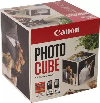 Image de Canon Photo Cube Creative Pack - Brillant - pack de 2 - noir, couleur (cyan, magenta, jaune)