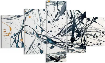 Produktbild von Bild auf Leinwand - Leinwandbild - Abstraktion modern - 125x70cm - Wand Bild - Wanddeko - Leinwanddruck - Bilder - Kunstdruck - Wanddekoration - Leinwand bilder - Wandkunst - EA125x70-3442