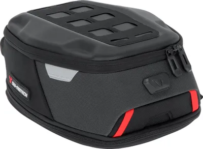 A product shot of a motorcycle tank bag.