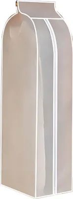 Produktbild von Kleidungsstück Staubschutz Anzug Schutzhülle Waschbarer Transparenter Dreidimensionaler Kleidersack zum Aufhängen,Größe: 50*30*120 cm