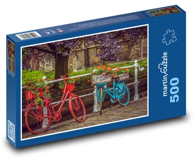 Produktbild von martinpuzzle - Puzzle 500 Teile - Bunte Kanalräder