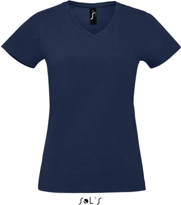 Produktbild von SOLs 02941 | Damen Imperial V-Neck Women T-Shirt - V-Ausschnitt - Farbe: French Navy - Größe: L