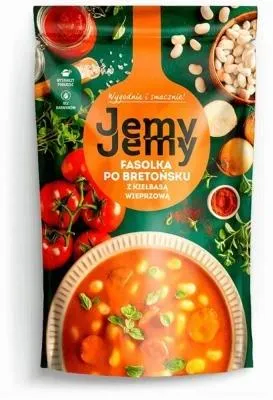 Zdjęcie produktu dla Jemy Fasolka po bretońsku z kiełbasą wieprzową 400 g