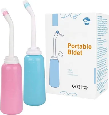 Produktbild von Famanu Perineale Flasche - Tragbare Vaginadusche - Hygienisch für die Postpartum Pflege