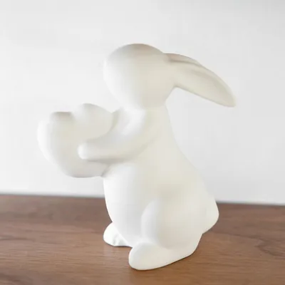 Produktbild von Osterdekoration Hase Amelia - weiß: large