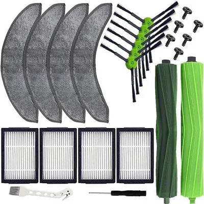 Image de Kit de brosses pour aspirateur robot, 24 pièces, pièces de rechange