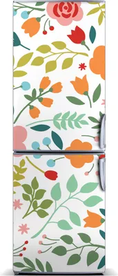 Produktbild von Tulup Kühlschrankdekoration - Magnetmatte - 60 cm x 180 cm - Magnet auf dem Kühlschrank - Farbenfrohe Blumen