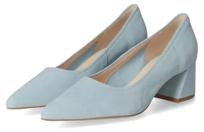 Image de Escarpins pour femmes Högl, couleur bleu, en cuir velours, taille 40