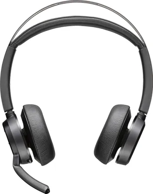 Image de Poly Voyager Focus 2 - Casque - On-Ear - Bluetooth - sans fil, filaire - adaptateur USB-A à Bluetooth - Noir -  pour Microsoft Teams