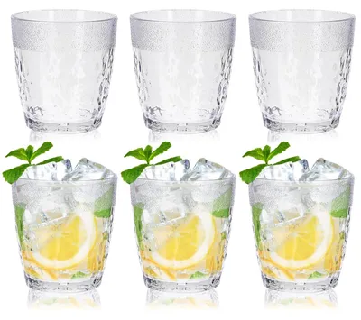 Produktbild von Set mit 6 bruchsicheren Kunststoff-Trinkgläsern, 200 ml