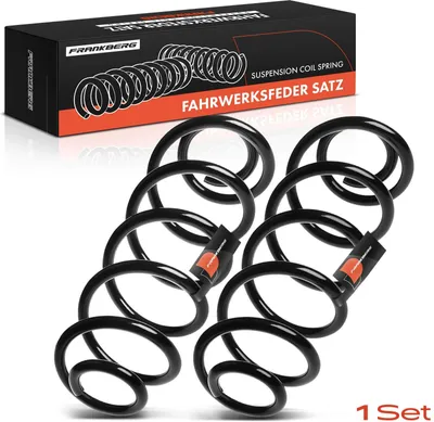 Immagine prodotto di Frankberg 2x molla sospensione asse posteriore per Audi A4 Avant 8K5 B8 1.8L 2.0L 2.7L 3.2L 2008-2015