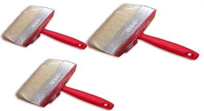 Produktbild von 3x štetec na maľovanie 3x12cm štetec na maľovanie Plochý stropný štetec