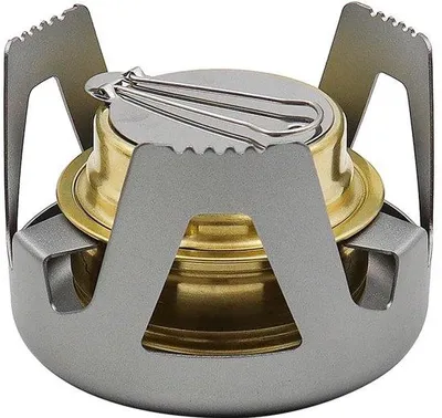 Obrázok produktu pre Campingový varič z hliníka – ultralátny – prenosný – vonkajší grilovací varič – z hliníkovej zliatiny – 3,8"/2,5 cm – prenosný grilovací varič
