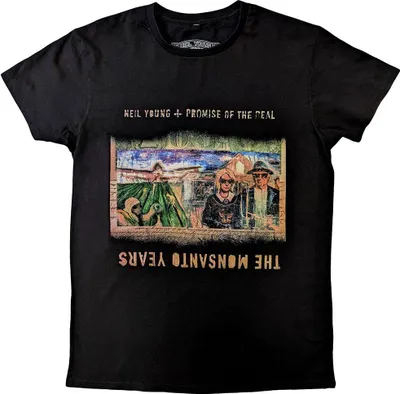 Image de Neil Young - "Monsanto Years" T-shirt homme/femme unie RO12741 (L) (Noir)