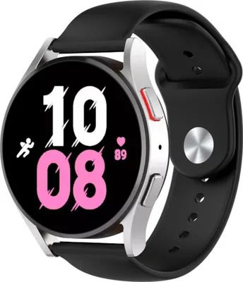 Produktbild von Strap-it Samsung Galaxy Watch 5 - 44mm Sportarmband (Schwarz)
