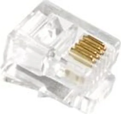 Produktbild von S/CONN maximum connectivity 72040-, RJ-11, Transparent, Gold