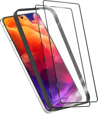 Immagine prodotto di NALIA Set 2x vetro protettivo & 1x applicatore per Samsung Galaxy S24 vetro, protezione dello schermo trasparente & stencil, pellicola di vetro 9H