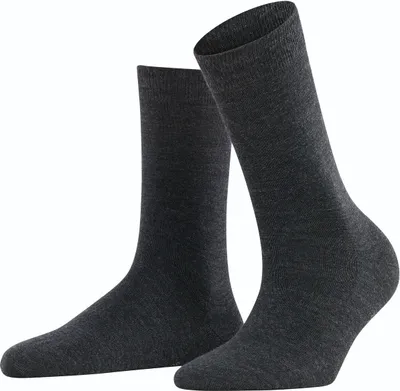 Produktbild von Softmerino Damensocken – Anthrazit Melange – 37-38