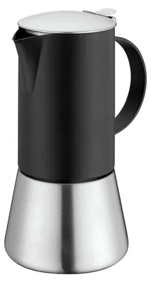 Image de Machine à espresso Cilio AIDA, 6 tasses, noir/acier inoxydable