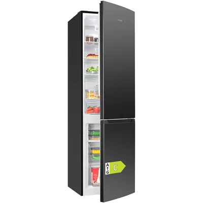 Produktbild von Bomann® Kühlschrank mit Gefrierfach | MultiAirflow-System | 181cm | 253 Liter | Kühl Gefrierkombination No-Frost | KG 7370 dark-inox